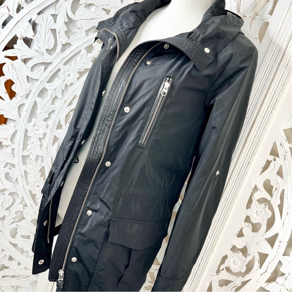 Mackage Montreal Black Nylon Utility Jacket